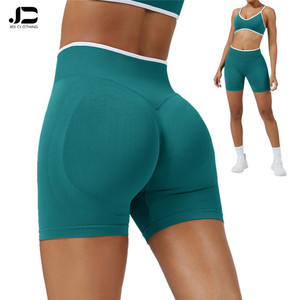 Pantaloncini da Yoga stretti senza cuciture abbinati da donna pantaloncini sportivi con pesca al <span class=keywords><strong>miele</strong></span> - Product Image 1