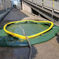 Réservoir d'eau portable en PVC souple et gonflable, type citrouille, pour stockage d'eau