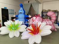 Lumières LED gonflables en forme de fleur, de chenille et de chat du Cheshire, personnages de dessins animés d'Alice au pays des merveilles