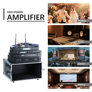Profesyonel 2x80 0W güç amplifikatörü pasif sıralı hat hoparlör sütun hoparlörler amplifikatör ses PA sistemi ekipmanları - Product Image 6