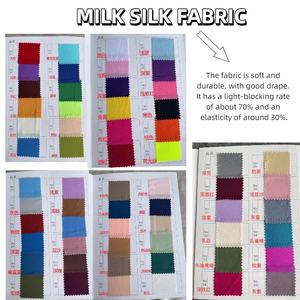 อุปกรณ์ตกแต่งงานแต่งงานสุดหรู ผ้าม่านฉากหลังสีขาว ผ้ามีความยืดหยุ่น 2 ทาง สำหรับตกแต่งเวที - Product Image 5