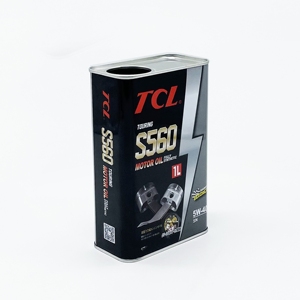 Lata Rectangular Vacía de 1L para Lubricante, de Hojalata, con Tapa de Plástico, Impresión Offset, Logotipo Personalizado - Product Image 2