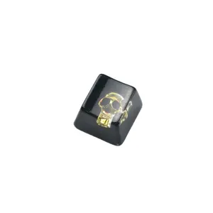 Hars Handgemaakte Grenade/Schedel/Goud/Rood Pistool Thema Keycap Diy Voor Cherry Mx Kailh Outemu Mechanische Toetsenbord