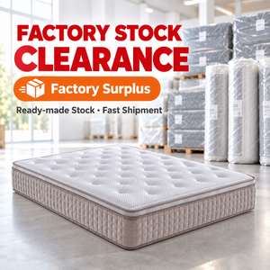 Matelas orthopédique à ressorts ensachés pour hôtel, en stock, en liquidation, compressé, tailles Queen et King, Matelas Compressé - Product Image 1