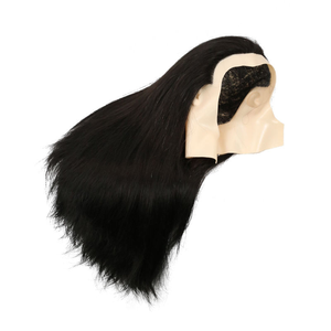 Têtes de mannequin 100 % cheveux humains pour la formation des coiffeurs, modèles de perruques lisses pour la pratique des coiffures, pour la coupe et le tressage des cheveux - Product Image 3