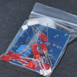 Kit de Rueda de <span class=keywords><strong>la</strong></span> <span class=keywords><strong>Fortuna</strong></span> NE555 CD4017, Electrónica DIY, Bricolaje, Trousse Electronica, Producción, Lucky Rotary Suite, Componentes, 3.5-6V - Product Image 3
