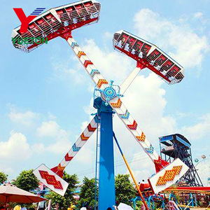 Planification du parc 32 sièges Équipement à thème Attraction extrême <span class=keywords><strong>Manege</strong></span> 360 Spinning Thrill Luna Park Kamikaze Amusement Ride à vendre - Product Image 3