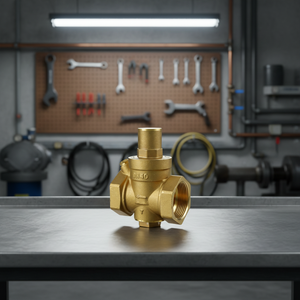 Vanne de réduction de pression hydraulique en laiton forgé AULANS Y1T pour la régulation de l'<span class=keywords><strong>eau</strong></span> du robinet au sol, vanne à piston <span class=keywords><strong>d</strong></span>'ingénierie - Product Image 3