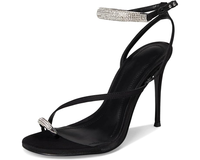 Sandales de mariage personnalisées pour femmes à talons hauts, à enfiler, à bout ouvert, respirantes, rehaussantes et sexy