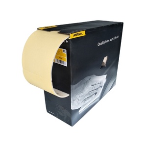 <span class=keywords><strong>MIRKA</strong></span> Carta Abrasiva in Spugna Finlandese 115*125mm 200 Pezzi per Carrozzeria Auto Vernice Giallo 320 400 600 800 Grit <span class=keywords><strong>Abrasivi</strong></span> - Product Image 1