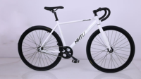 Vélo de course urbain à cadre en acier 700C, vélo fixie élégant et simple, vélo de route à une vitesse avec guidon drop bar pour les trajets en ville