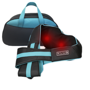 Tragbarer 3D-Nacken-Schultermassage gürtel Elektrisches Shiatsu-Knet massage gerät mit Wärme-Ganzkörper massage Schal Muskel relax ant - Product Image 2