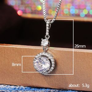 Elegante collana con ciondolo per donna, catena leggera da indossare, accessorio regalo per l'uso quotidiano - Product Image 4
