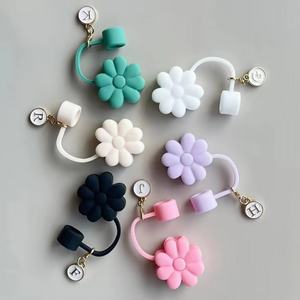 Оптовая продажа: персонализированные колпачки для трубочек с инициалами для стаканов и бутылок для воды – идеальный подарок - Product Image 6