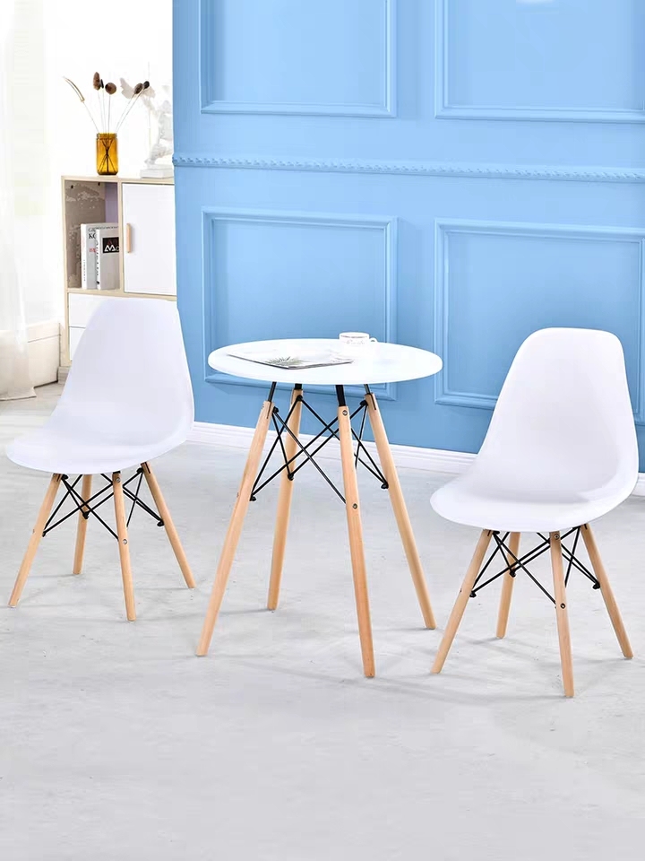 Amazon d'appoint ronde en bois table basse centrale pour meubles d'intérieur et d'extérieur