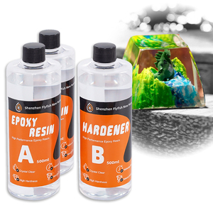 Pha Lê Rõ Ràng Không Có Bong Bóng Nhựa <span class=keywords><strong>Epoxy</strong></span> 2:1 Trong Suốt Nhựa Nghệ Thuật Cho Hàng Thủ Công Nhỏ Làm Đồ Trang Sức - Product Image 1