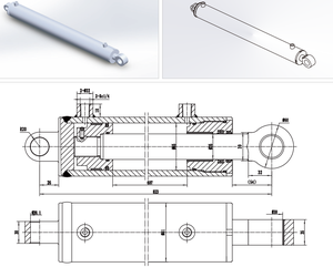 HCYY11112016ถังไฮดรอลิกสำหรับเครื่องจักรกลการเกษตร18กก. - Product Image 2