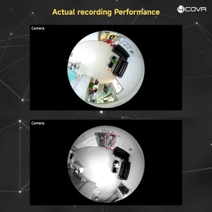 4COVR 6MP ソニーセンサー 360度EPTZ魚眼カメラ パノラマナイトビジョン 双方向音声 AI顔認識 <span class=keywords><strong>CCTV</strong></span> PoEセキュリティ - Product Image 5