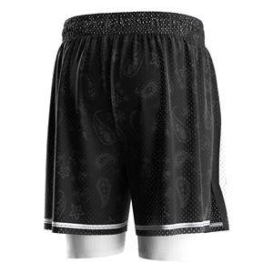 Шорты для баскетбола <span class=keywords><strong>2</strong></span>-в-1: компрессионные, быстросохнущие, с сетчатым внешним слоем, не требуют дополнительного нижнего белья - Product Image 3