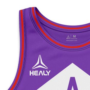 Ropa de baloncesto para hombre de último diseño uniformes de baloncesto de impresión digital personalizados - Product Image 4