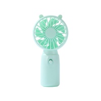Ventilador de Mano Portátil Plegable y Económico 2024, Mini Ventilador de Exterior con Logotipo Personalizado, Batería Incluida, Plástico, el Mejor Regalo