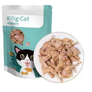 2023 gatto liofilizzato naturale tratta cubetti di pollo snack per gatti salute digestiva dolcetti per gatti