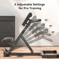 Zoshine En gros Banc de fitness réglable pour entraînement de force à domicile et en intérieur, Banc de dorsiflexion type chaise romaine