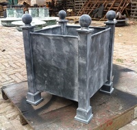 Fabricant de bacs et de jardinières rectangulaires Versailles, en acier galvanisé, en zinc, en métal, en fer, support de ressort européen, pays