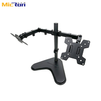 Soporte Ergonómico Articulado para Monitor de Escritorio, Rotación de 360 Grados, Inclinación, VESA 100x100, Carga de 8 kg, para un Solo Monitor
