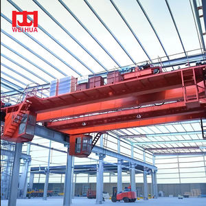 उच्च गुणवत्ता वाले Qd प्रकार 10 टन 20 टन 50 टन 80 टन 100 टन 200 टन डबल गर्डर के साथ हेड रेल पुल क्रेन पर डबल गार्डर - Product Image 1