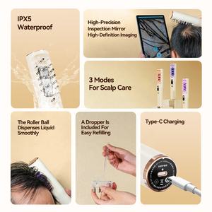 Elétrica <span class=keywords><strong>Scalp</strong></span> <span class=keywords><strong>Massager</strong></span> Cabelo <span class=keywords><strong>Massager</strong></span> Terapia Promove o crescimento do cabelo Óleo Essencial <span class=keywords><strong>Scalp</strong></span> Hair Follicle Testing Cabeça Massagem Pente - Product Image 3