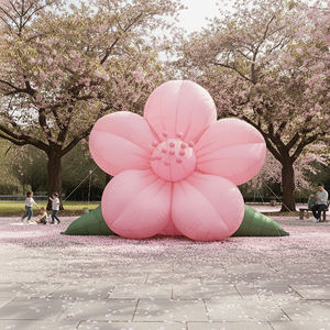 Exhibición Floral Inflable Comercial Airvon, Modelo de Flor Grande y Planta Verde para Campañas en Centros Comerciales, Plaza al Aire Libre - Product Image 5