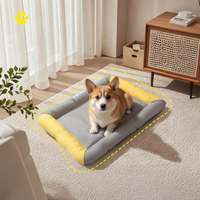 Lit pour animaux de compagnie XL, petit, écologique, durable, toutes saisons, en tissu Oxford à mémoire de forme, anti-rayures, imperméable, tapis pour chien et chat