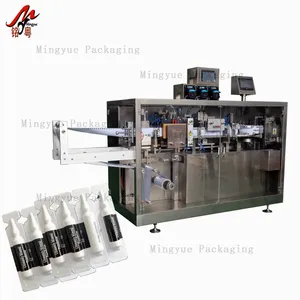 automatic plastic ampoule aseptic liquid pesticides oral liquid perfume forming sealing filling machine