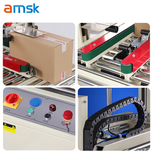 Fxj5050 + AS723-5050 Điện Tốc Độ Cao H Font Taping Carton Niêm Phong Máy Nhà Máy Tự Động Hộp Carton Trường Hợp Đóng Gói Băng - Product Image 4