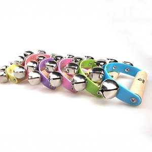 Campanas de Mano de Madera en Forma de Herradura, Color Macaron, para Danza, Percusión Orff, Herramienta de Enseñanza para el Aprendizaje Temprano - Product Image 2