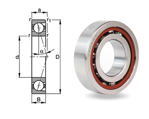 Nhưng 5200 góc tiếp xúc bóng mang NS k 7306 góc tiếp xúc bóng mang 7007 độ chính xác cao P4 - Product Image 6