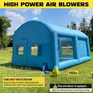 Cabina de Pintura Inflable <span class=keywords><strong>Portátil</strong></span> para Pintar Automóviles, Impermeable, Duradera, Tamaño Personalizado, con Filtro y Ventilador - Product Image 5