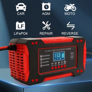 <span class=keywords><strong>Chargeur</strong></span> de <span class=keywords><strong>batterie</strong></span> intelligent <span class=keywords><strong>12V</strong></span> 6A avec réparation par impulsions pour batteries de voiture, moto, AGM, GEL, plomb-acide – <span class=keywords><strong>Chargeur</strong></span> <span class=keywords><strong>d</strong></span>'<span class=keywords><strong>entretien</strong></span> automobile - Product Image 4