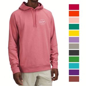 Sweat à capuche personnalisé en molleton épais de haute qualité 100 % coton, imprimé sérigraphié, manches classiques, coupe régulière, vierge, grandes tailles, pour l'hiver - Product Image 1