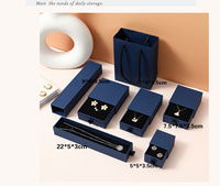 Boîte à bijoux fine avec tiroir, logo personnalisé pour collier, bague, boucles d'oreilles, emballage de bijoux pour petites entreprises, boîtes cadeaux pour bijoux
