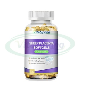 VitaSpring OEM geyik koyun plasentası ekstresi Softgel kollajen takviyeleri güzellik ürünü koyun <span class=keywords><strong>Placenta</strong></span> Softgel kapsül - Product Image 1