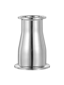 Adaptador Reductor Igual de Acero Inoxidable Sanitario de 1 Pulgada y 1/2 Pulgada con Abrazadera Tri-Clamp, Forjado, Marca SANSUN/OEM, Liso y Pulido, Clase 150 Baja - Product Image 3