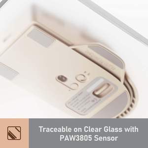 Ratón Inalámbrico Retro Gris LOFREE, Táctil, PBT, 4000 DPI, Pantalla OLED, Receptor USB para Conexión <span class=keywords><strong>Bluetooth</strong></span> y Cableada, Recargable para <span class=keywords><strong>Mac</strong></span> - Product Image 6