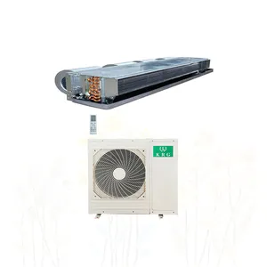 管道式空调18000btu 5KW制冷加热管道空调系统2p高效分体式空调