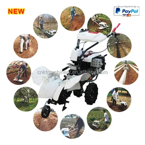 Agricultural gasoline power mini cultivator Walk-behind tractor Mini gardening agricultural rotary tiller