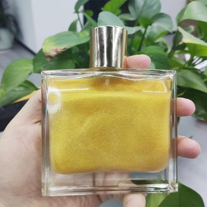 Wholesale Custom Vegan Private Label Custom Highlighter Makeup Bronzer Skin Glow Body Glitter Liquid Body Shimmer <b>Oil</b> - Product Image 3