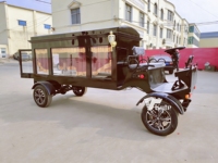 Carro Fúnebre de Lujo Personalizado por el Fabricante para Desfile Funerario, Furgoneta Mortuoria Negra para Atuendos Fúnebres en Venta