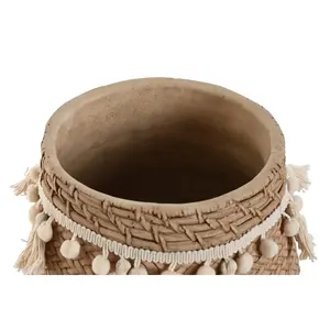 Juego de 2 Macetas de Cemento 30X29X25 POM-POMS - Product Image 1