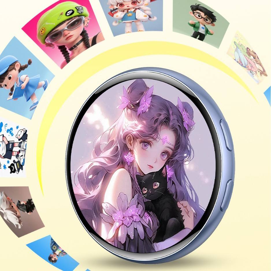 New AI Digital Badge Anime Snap-On Badge App Control AI-powered ...
